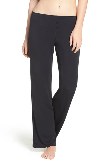 Shop Pj Salvage Jersey Pajama Pants In Black