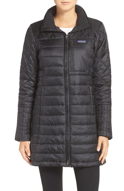 Shop Patagonia Radalie Water Repellent Insulated Parka In Black