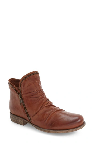 Shop Miz Mooz 'luna' Ankle Boot In Brandy Leather
