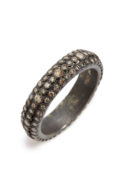 Shop Armenta Old World Eternity Diamond Stack Ring In Silver