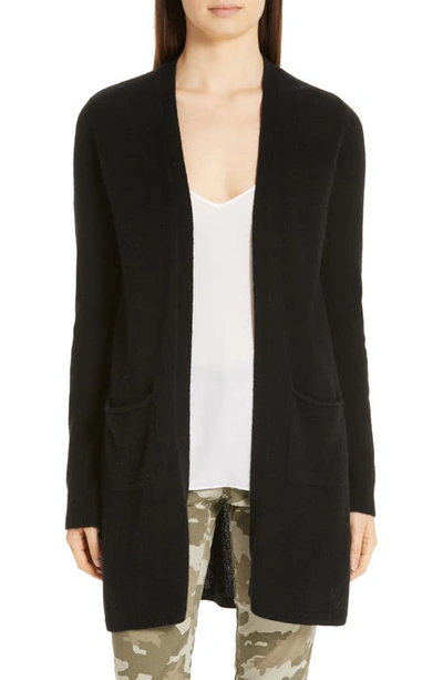 Shop Atm Anthony Thomas Melillo Cashmere Open Cardigan In Black