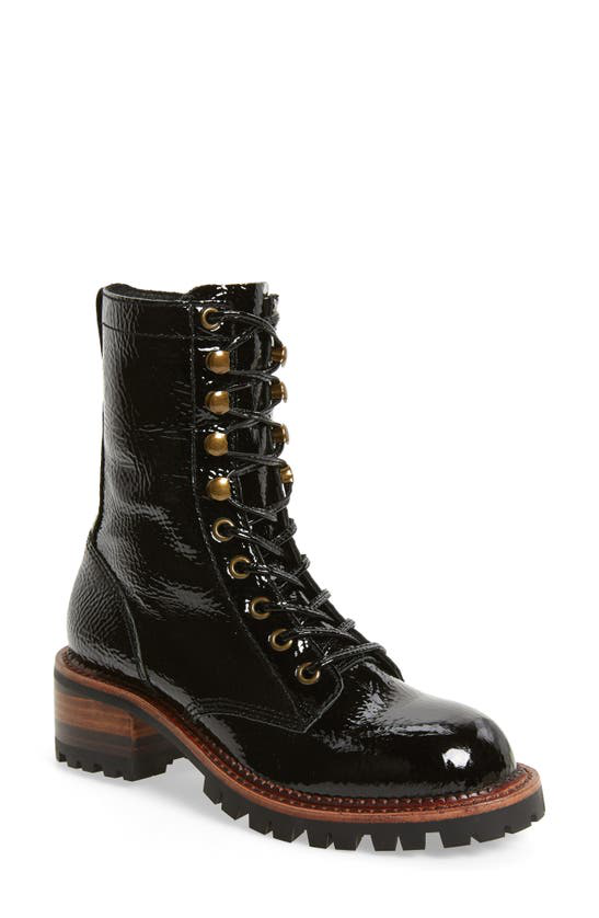 jeffrey campbell 60mm mesh & patent leather sneakers