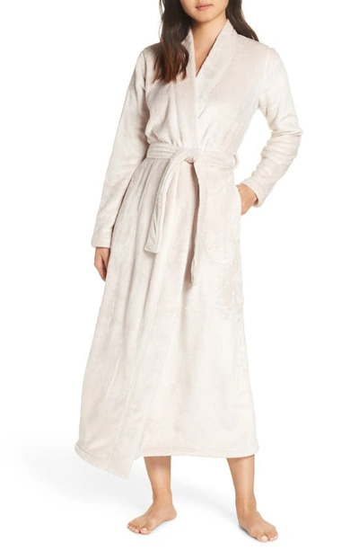 Shop Ugg Marlow Double Face Fleece Robe In Moonbeam
