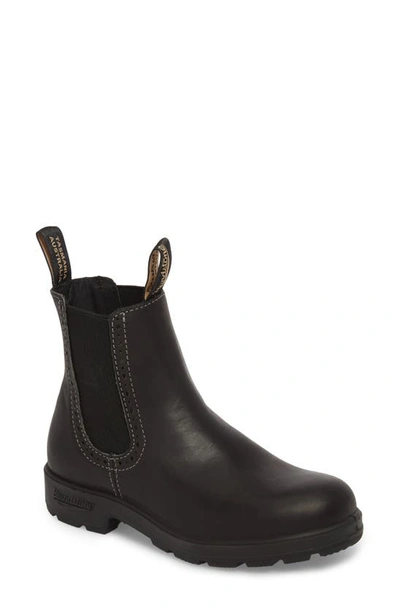 Shop Blundstone Footwear Original Series Water Resistant Chelsea Boot In Voltan Black Leather