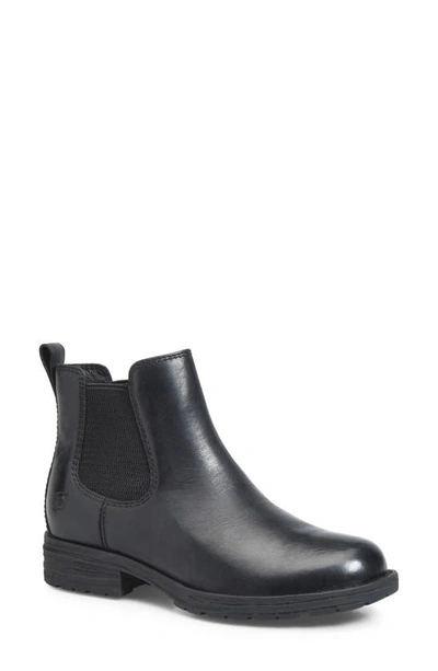 Shop Born Cove Waterproof Chelsea Boot In Black Distressed Leather