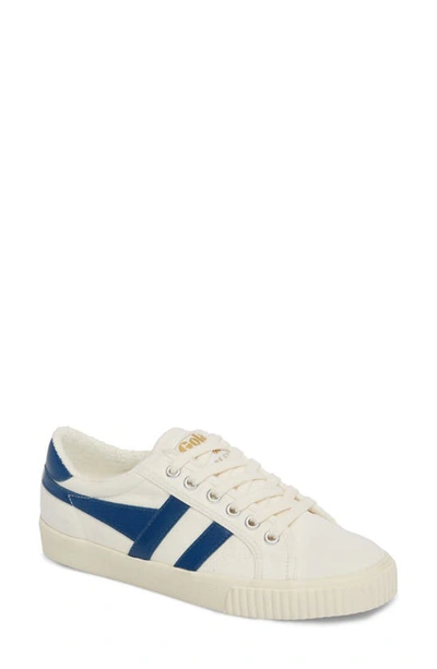 Shop Gola Tennis Mark Cox Sneaker In Off White/ Vintage Blue