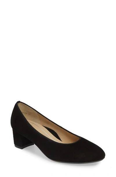 Shop Ara Kendall Pump In Black Suede