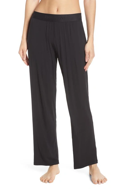 Shop Tommy John Second Skin Lounge Pants In Black