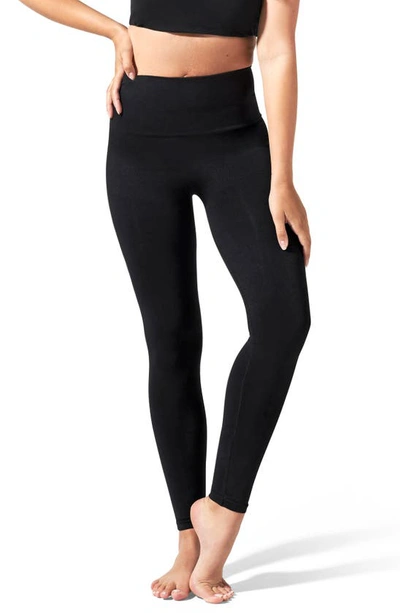 Shop Blanqi Everyday Hipster Postpartum Support Leggings In Deepest Black