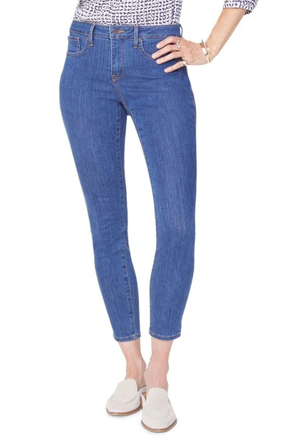 Shop Nydj Ami Skinny Jeans In Batik Blue