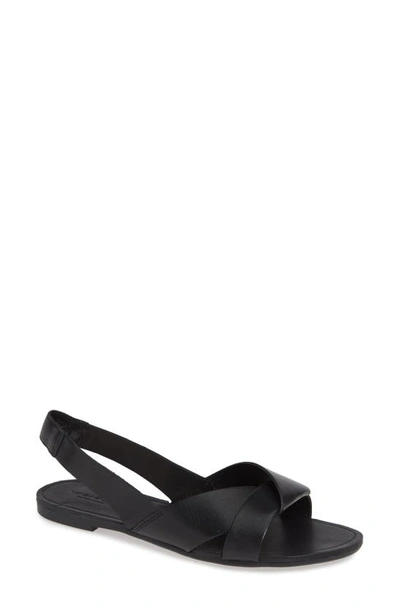 Shop Vagabond Tia Slingback Sandal In Black Leather