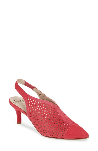 Shop Amalfi By Rangoni Platino Slingback Pump In Azalea Leather