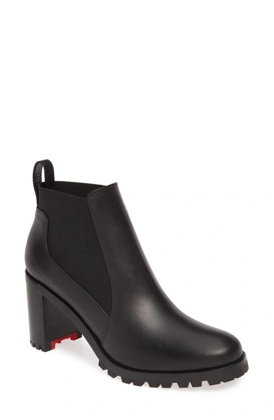 Shop Christian Louboutin Marchacroche Chelsea Bootie In Black