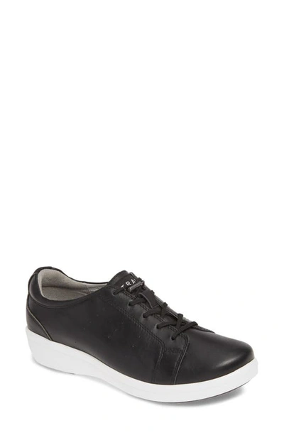 Shop Alegria Cliq Sneaker In Black Leather