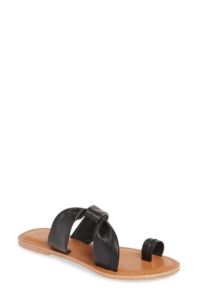 Shop Seychelles Mint Condition Slide Sandal In Black Leather