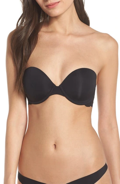 Shop Skarlett Blue Goddess Multi-way Strapless Bra In Black