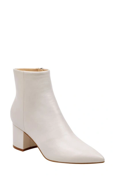 Shop Marc Fisher Ltd Jarli Bootie In Ivory Leather