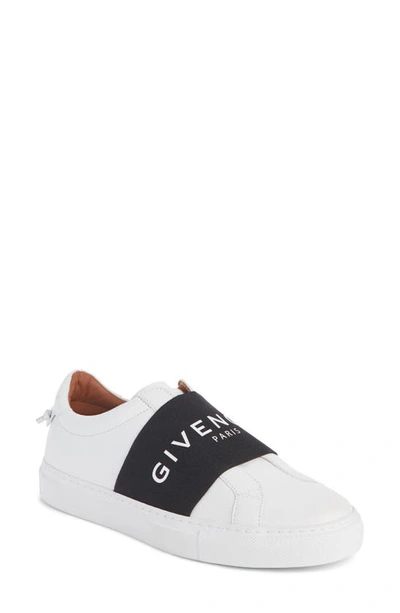 Shop Givenchy Urban Street Logo Band Sneaker In White/ Black/ White
