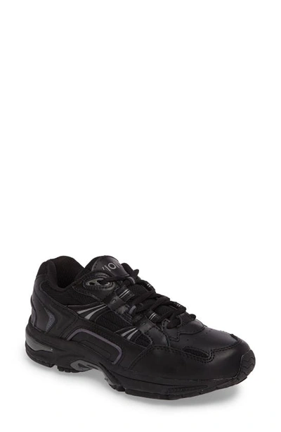 Shop Vionic Walker Sneaker In Black Leather