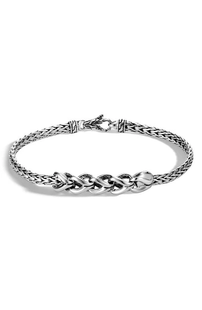 Shop John Hardy Asli Classic Chain Slim Chain Bracelet In Silver
