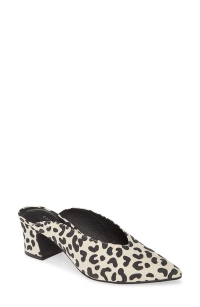 Shop Chinese Laundry Pollie Mule In Cream Cheetah