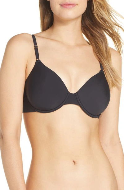 Shop Natori Zone Full Fit Smoothing Contour Underwire Bra In Black