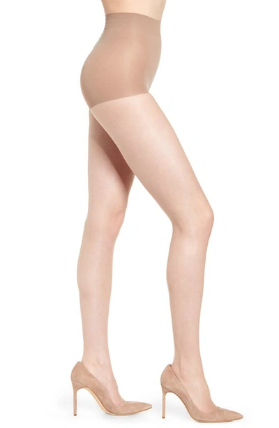 Shop Natori Exceptionally 2-pack Sheer Control Top Tights In Nude