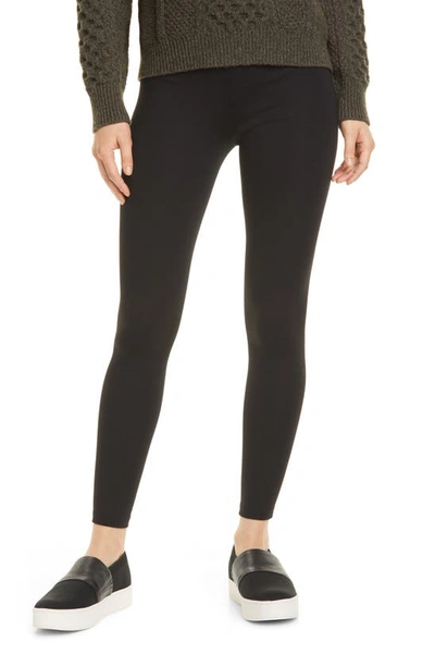 Shop Vince Stretch Leggings In Black