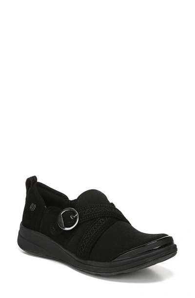 Shop Bzees Indigo Slip-on Sneaker In Black Fabric