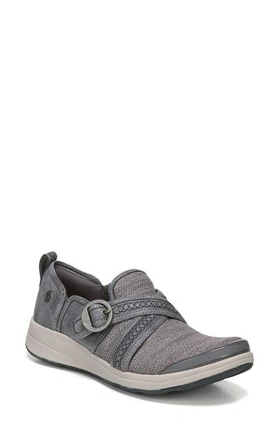 Shop Bzees Indigo Slip-on Sneaker In Grey Fabric