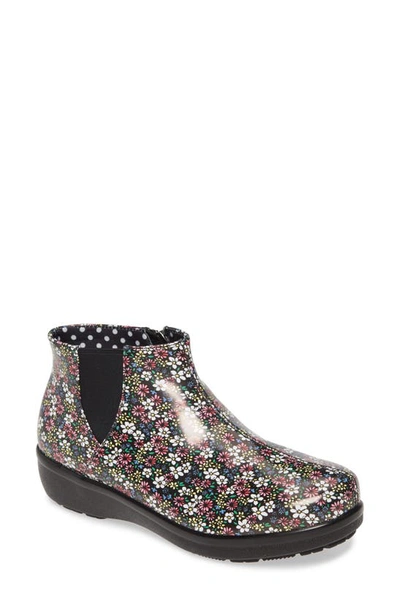 Shop Alegria Climatease Chelsea Bootie In Wild Flower Leather