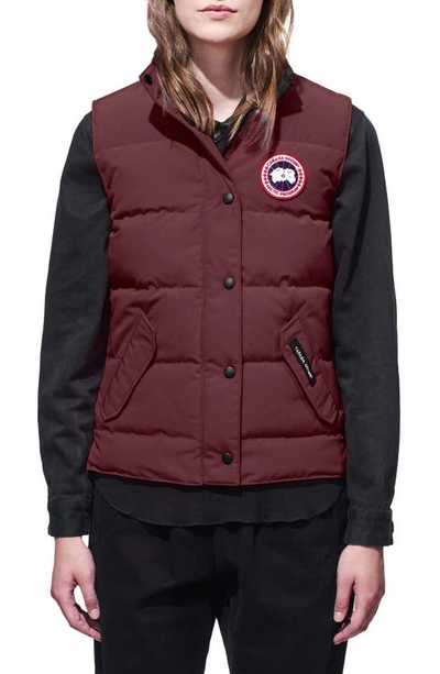 Shop Canada Goose Freestyle Down Vest In Elderberry