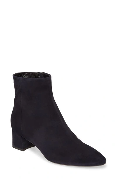 Shop Aquatalia Perlina Weatherproof Bootie In Navy Suede