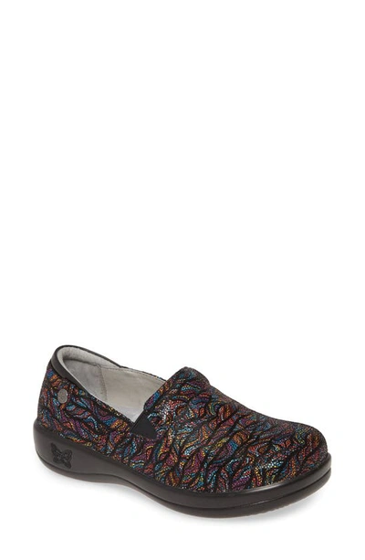 Shop Alegria Keli Embossed Clog Loafer In Free Form Leather