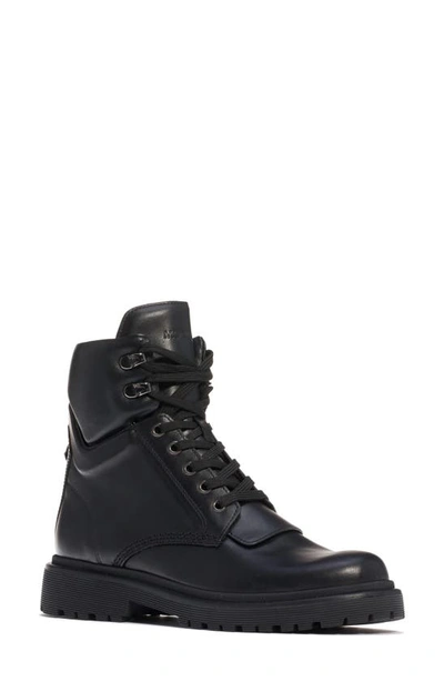 Shop Moncler Patty Combat Boot In Black
