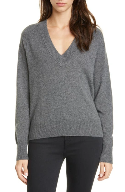 Shop Equipment Madalene Cashmere Sweater In Heather Grey