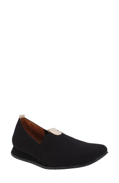 Shop L'amour Des Pieds Tumai Flat In Black