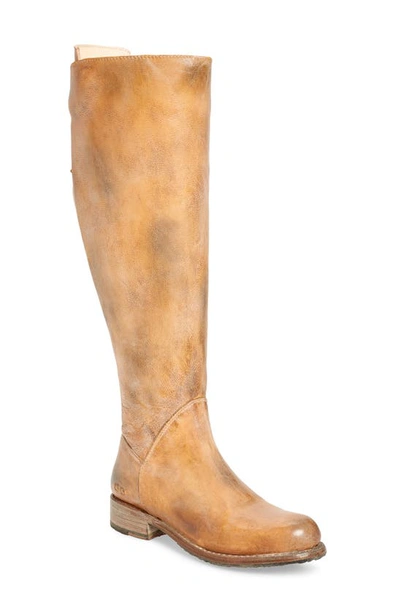 Shop Bed Stu Manchester Over The Knee Boot In Tan Rustic White