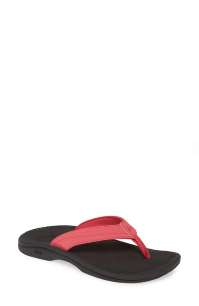 Shop Olukai Ohana Flip Flop In Passion Flower