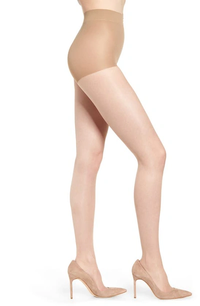 Shop Natori Silky Sheer Control Top Pantyhose In Nude