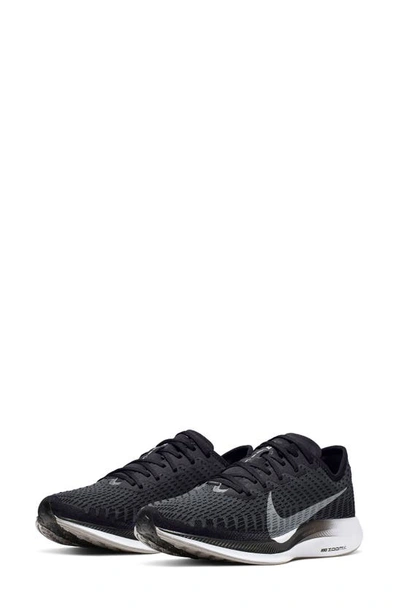 Shop Nike Zoom Pegasus Turbo 2 Running Shoe In Black/ White/ Gunsmoke/ Grey
