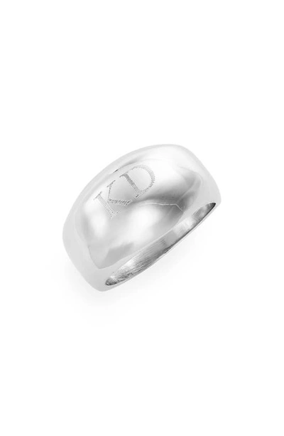 Shop Argento Vivo Personalized Orb Ring In Silver