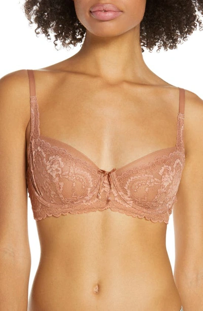 Shop Skarlett Blue Minx Underwire Balconette Bra In Gleam