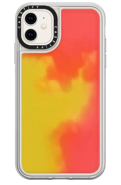 Shop Casetify Neon Sand Iphone 11/11 Pro Max Case In Flame