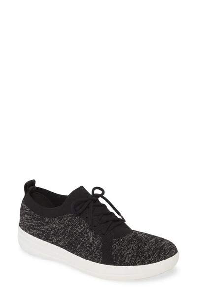 Shop Fitflop F-sporty Uberknit™ Sneaker In Black Fabric