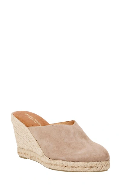 Shop Andre Assous Romy Wedge Mule In Cuero Suede