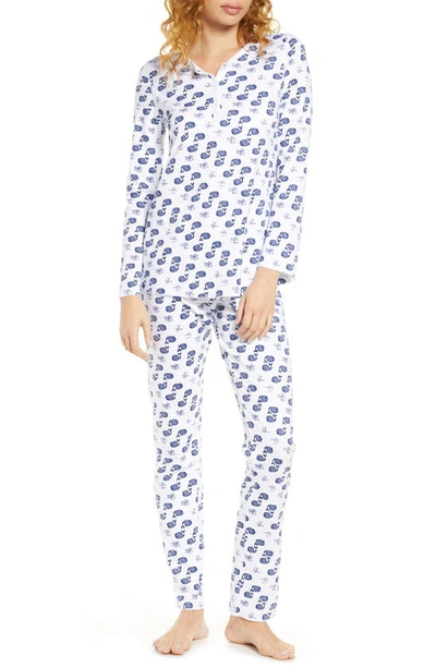 Shop Roller Rabbit Moby Whale Pajamas In Blue