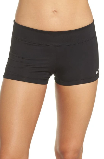 Shop Nike Swim Kick Shorts In Black