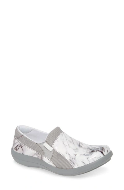 Shop Alegria Duette Loafer In Marbleized Leather