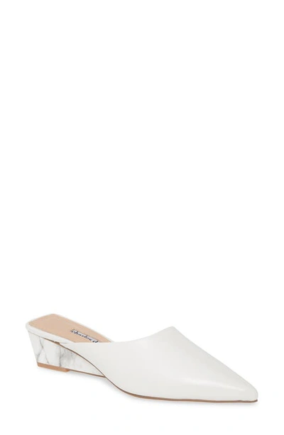 Shop Charles David Proven Mule In White Leather